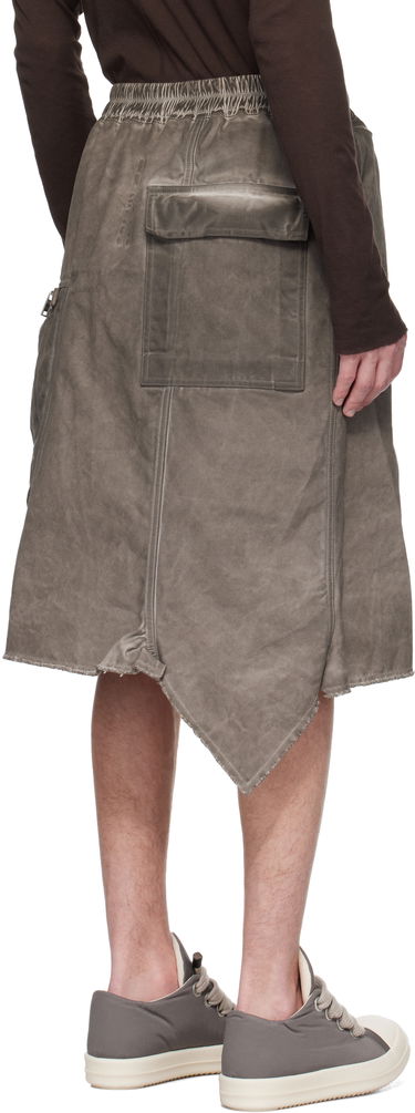Hame Rick Owens Rick Owens DRKSHDW Hollywood Dracca Asymmetrical Skirt Harmaa | DU01E3384 CVS, 2