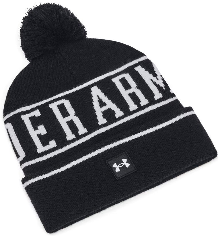 Pipo Under Armour Halftime Pom Beanie Musta | 1386634-001