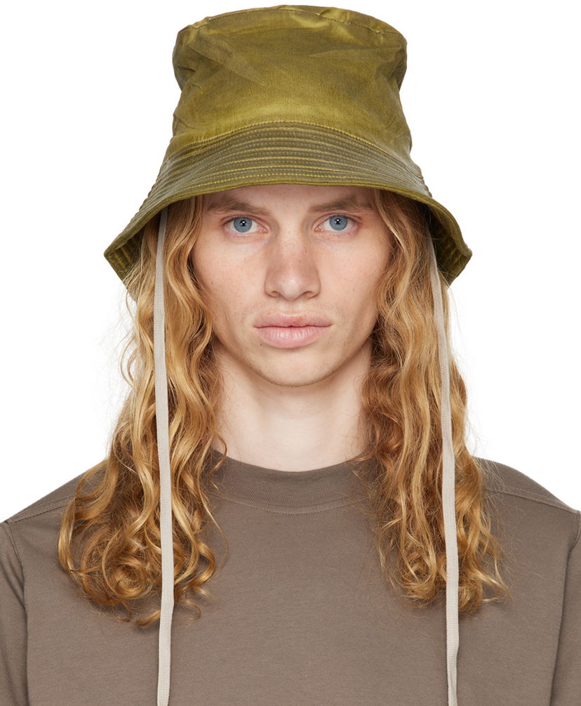 Hattu Rick Owens Bucket Hat Gilligan Vihreä | DA02D2479 HSCF
