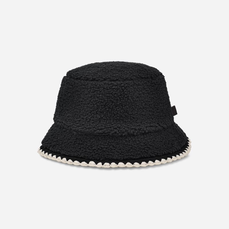 Hattu UGG Scalloped Bucket Hat Musta | 100914-BLK, 0