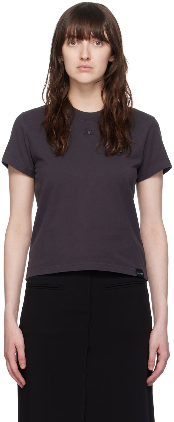 T-paita Courrèges Courrèges 'AC' T-Shirt Harmaa | VESJTS006JS0110
