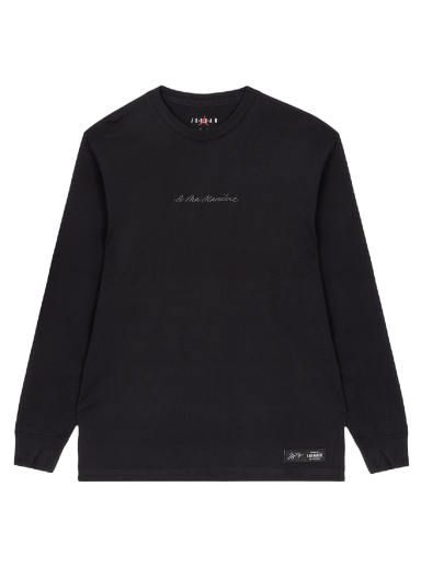 T-paita Jordan A Ma Maniére x Long-Sleeve T-Shirt Musta | DJ9758 010