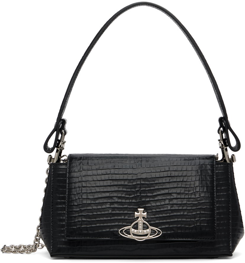 Käsilaukku Vivienne Westwood Vivienne Westwood Hazel Medium Handbag Musta | 46020001W-L00C0-