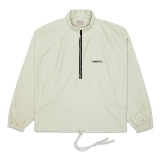 Takki Fear of God Essentials FW20 Half Zip Track Jacket Beige | 0202250500025012