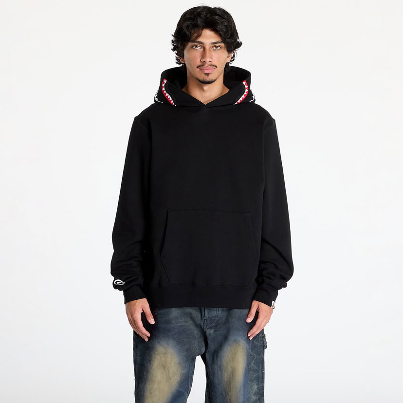 Huppari BAPE Shark Pullover Hoodie Black Musta | 001PPK801013M BLK