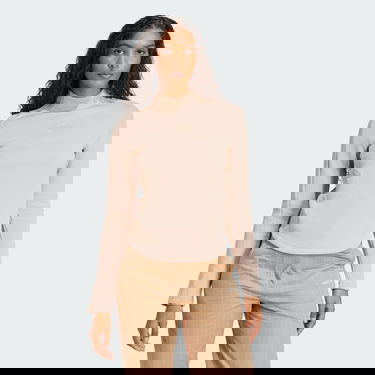 T-paita adidas Performance Structured Interlock Long Sleeve Top Beige | JJ0938, 0