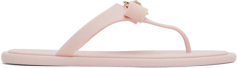 Uimapuvut Versace Versace Gianni Ribbon Flip-Flops Vaaleanpunainen | 1018789_1A10983_1PT2V