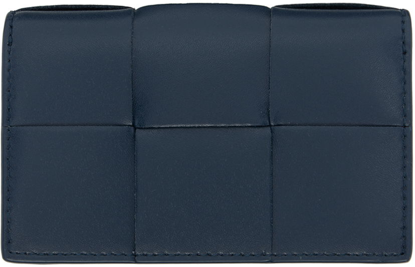 Lompakko Bottega Veneta Cassette Business Card Holder Tummansininen | 679849 VBWD6 3359