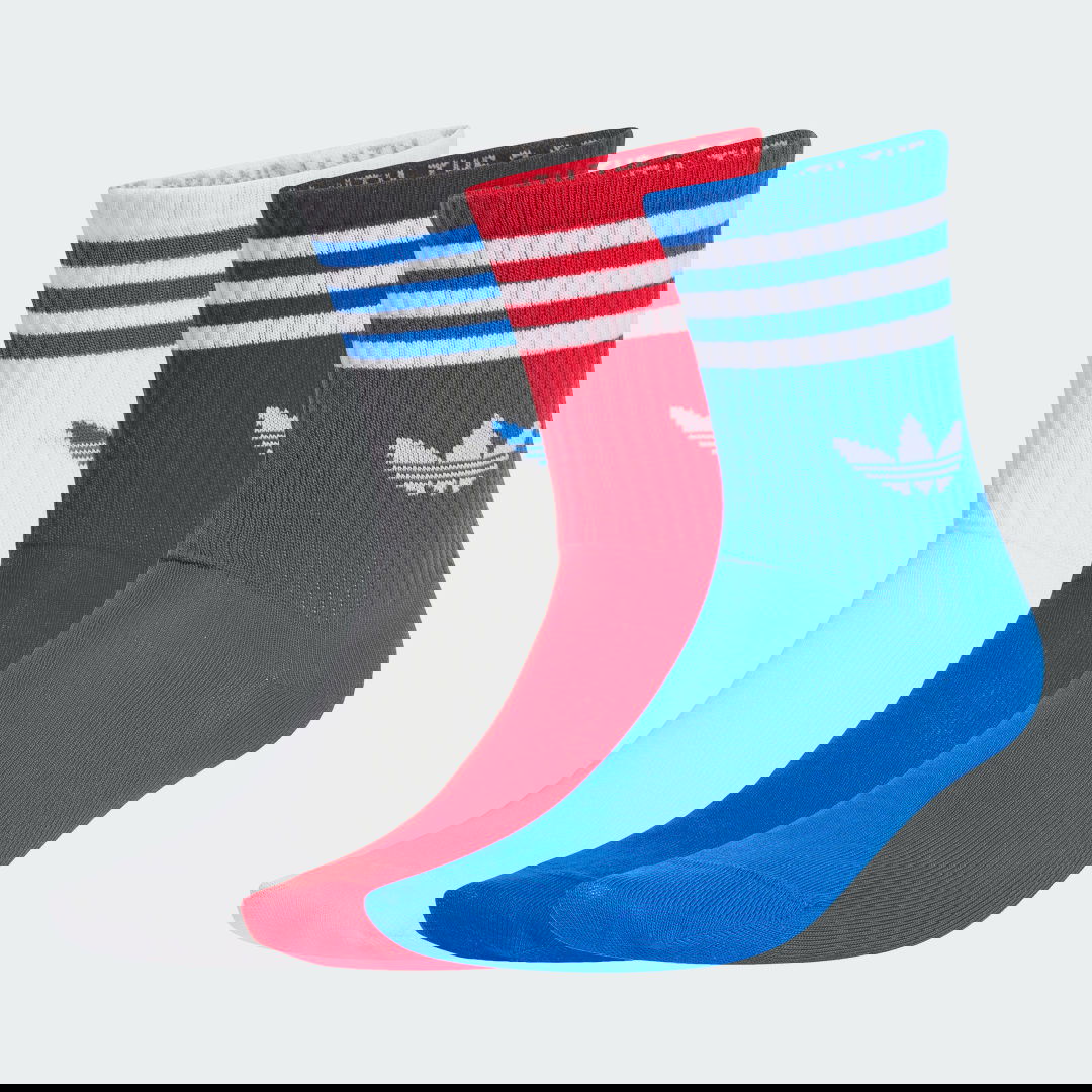 Sukat adidas Performance 3-Stripes Crew Socks - 3 Pairs Monivärinen | JZ4942, 0