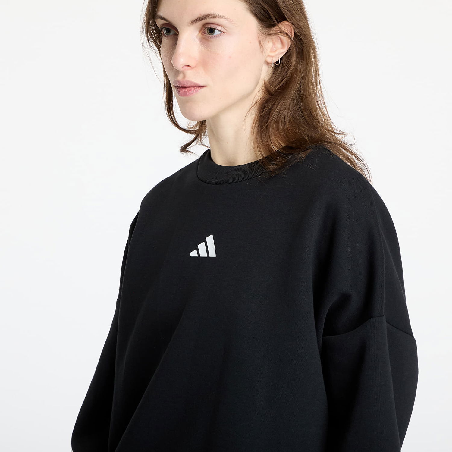 Huppari adidas Originals Future Icons Three Stripes Sweatshirt Musta | JE0203, 1
