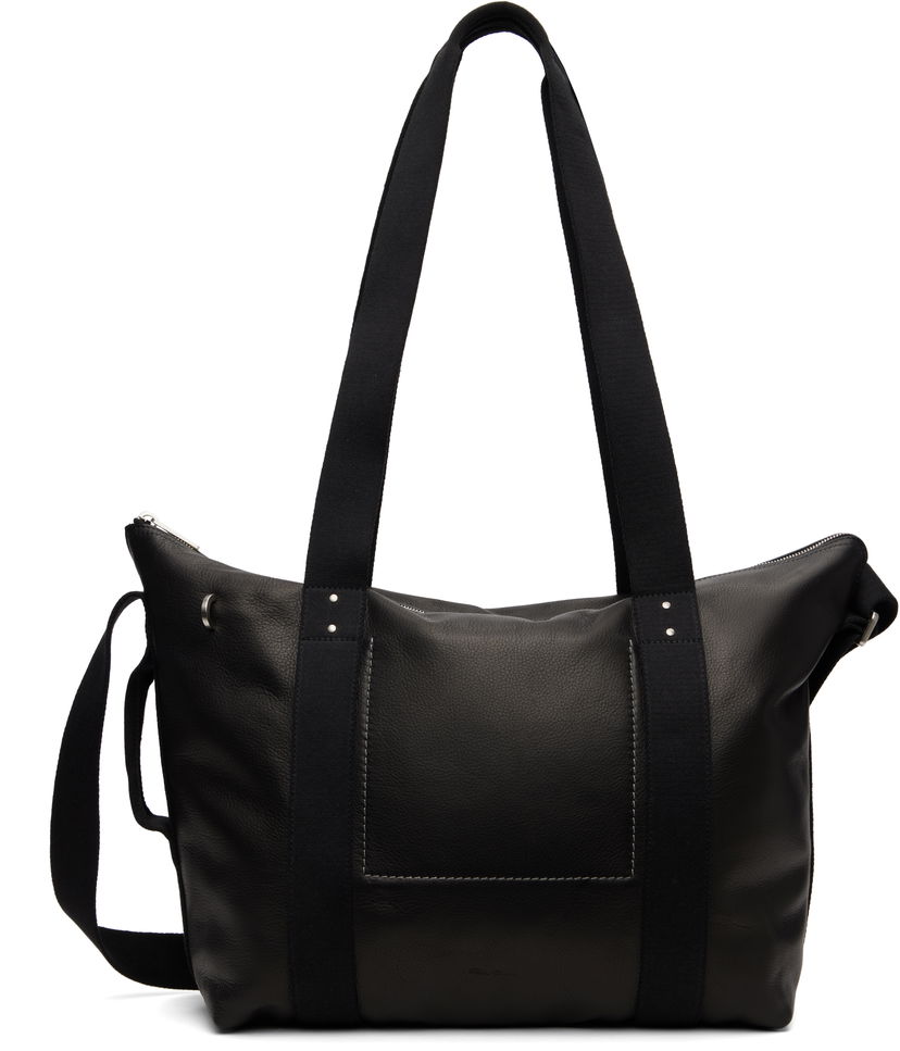 Kangaskassi Rick Owens Rick Owens Concordians Trolley Tote Musta | RA02E0761 LCN