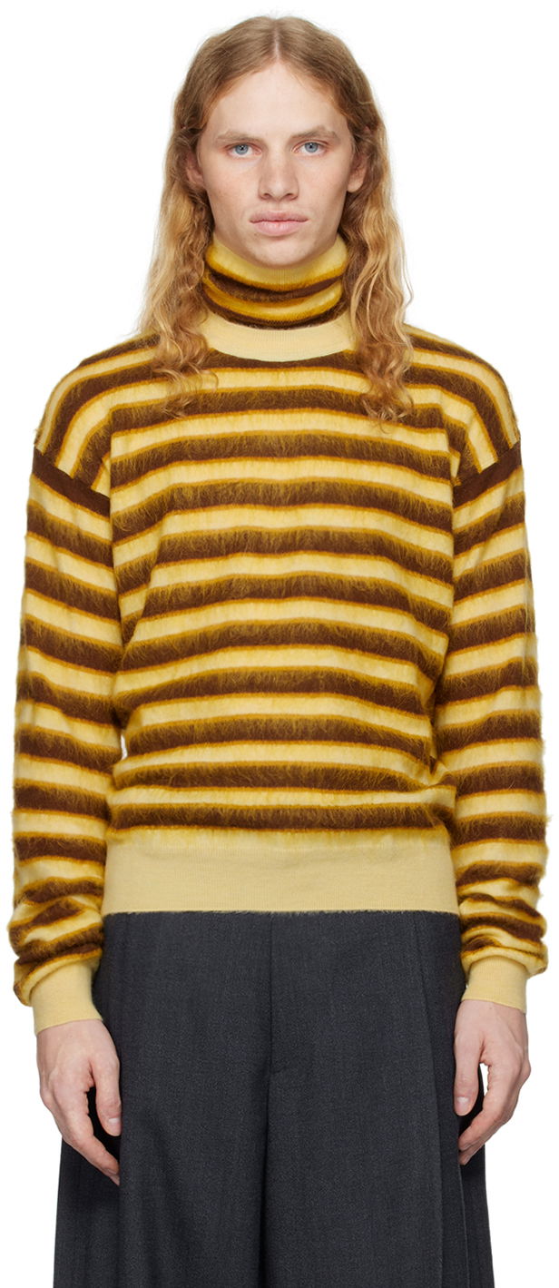 Villapaita Marni Striped Turtleneck Sweater Monivärinen | GCMG0408Q0 UFW617
