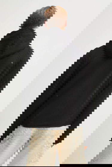 Huppari HELIOT EMIL Heliot Emil Hooded Zip-Up Jacket Musta | PREAW25.M.08.079.BLK01, 2