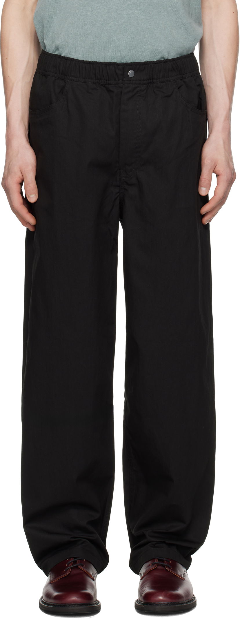 Housut NORSE PROJECTS Norse Projects Ragnar Fine Broken Twill Trousers Musta | N25-0417