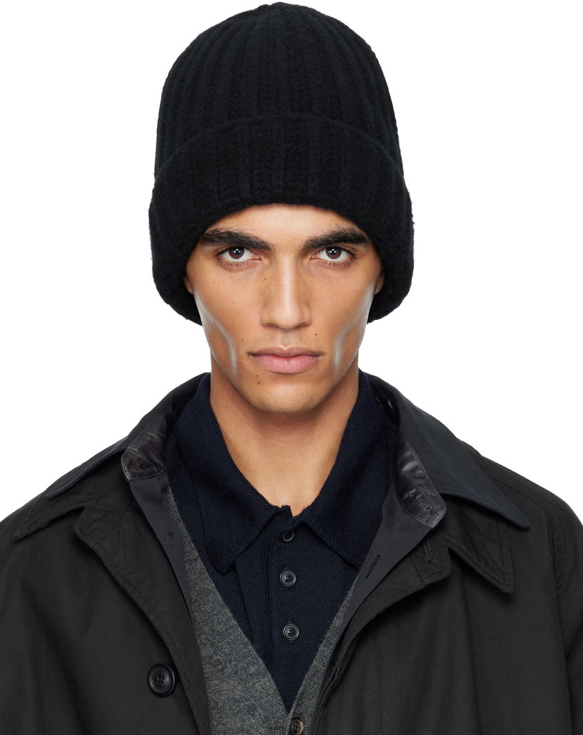 Pipo Maison Margiela Maison Margiela Felted Wool Beanie Musta | S50TB0009 M13091