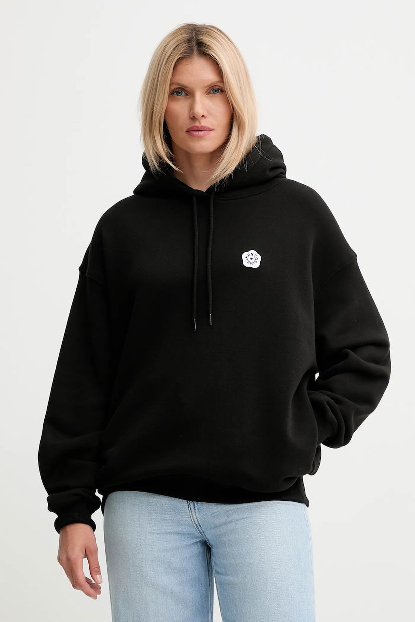 Huppari KENZO Kenzo Hoodie with Applique Musta | FF62HO4534MB