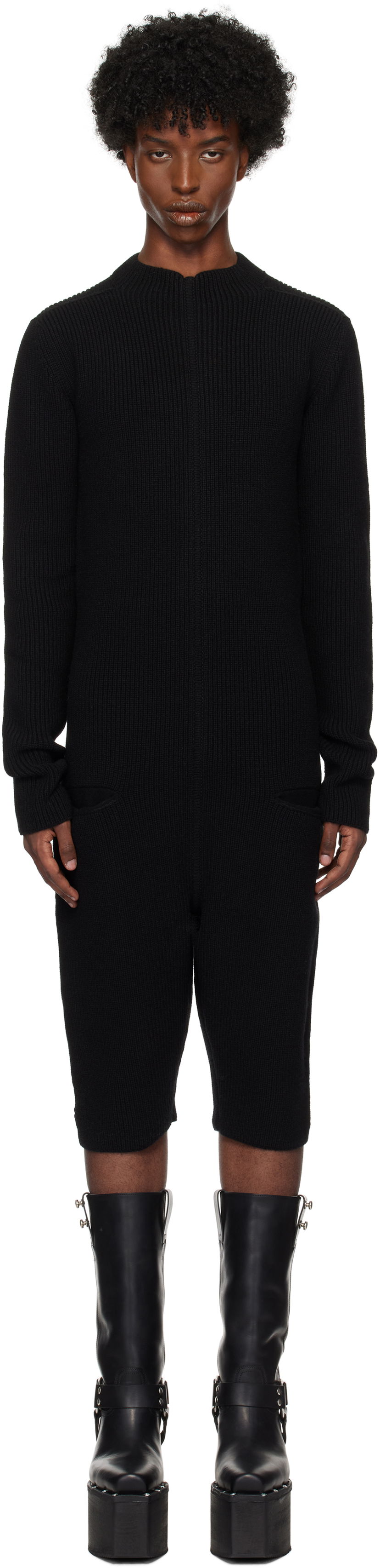 Haalari Rick Owens Jumpsuit Musta | RR02D6697 KWV