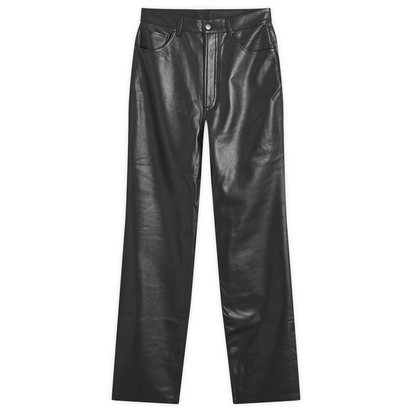 Housut Anine Bing Black Leather Pants 25" Musta | A-03-10044-BLK26