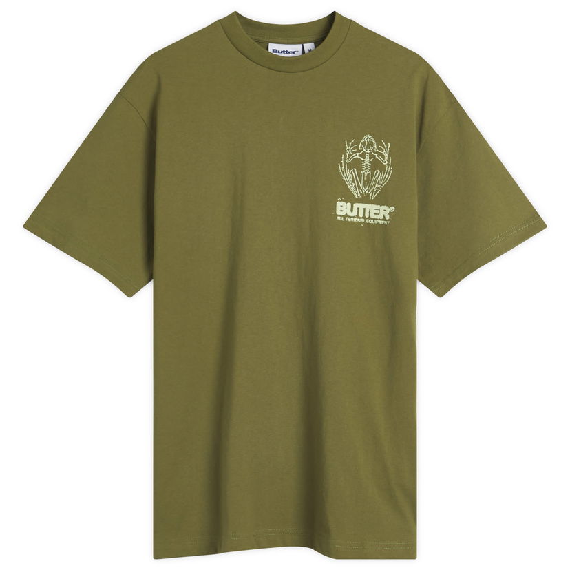 T-paita Butter Goods Fossil Tee Large Vihreä | BG252113-MOS