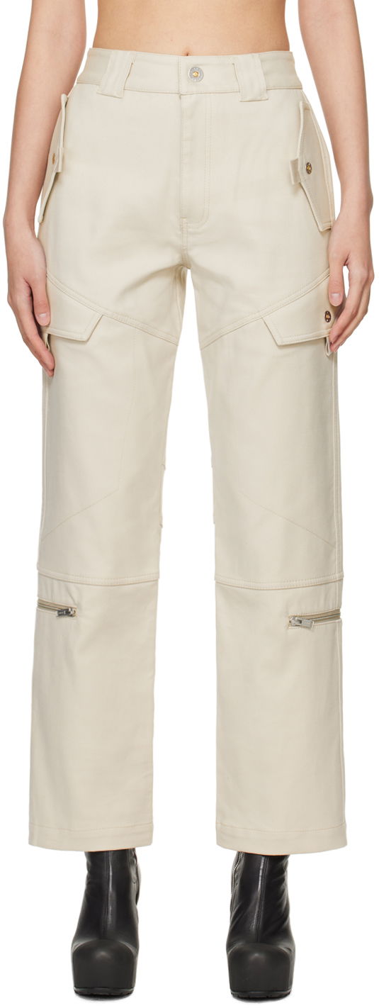 Cargo housut Dion Lee Tactical Cargo Pants Beige | C2179PS24