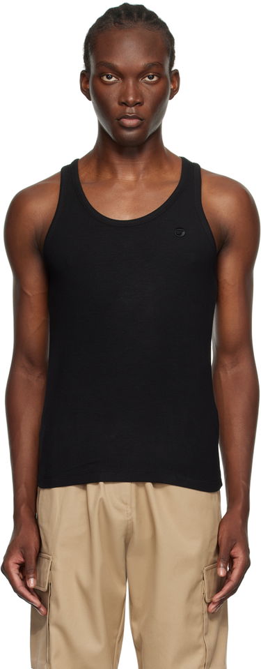 Tankkitoppi Coperni Embroidered Logo Tank Top Musta | COPJS12F5006MEN, 0
