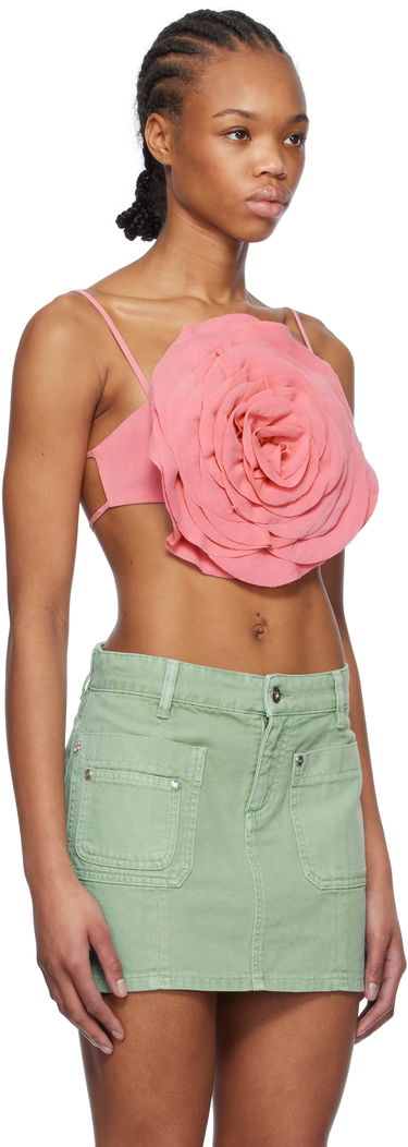 Hame Blumarine Blumarine Rose-Effect Cami Top Vihreä | P522C360A, 1