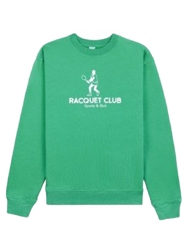 Huppari Sporty & Rich Racquet Club Crewneck Vihreä | CR654GS