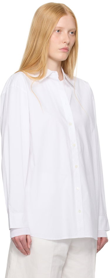 Paita TOTEME TOTEME Classic Tumbled Button-Down Shirt Musta | 252-WRT0480-FB0415, 4
