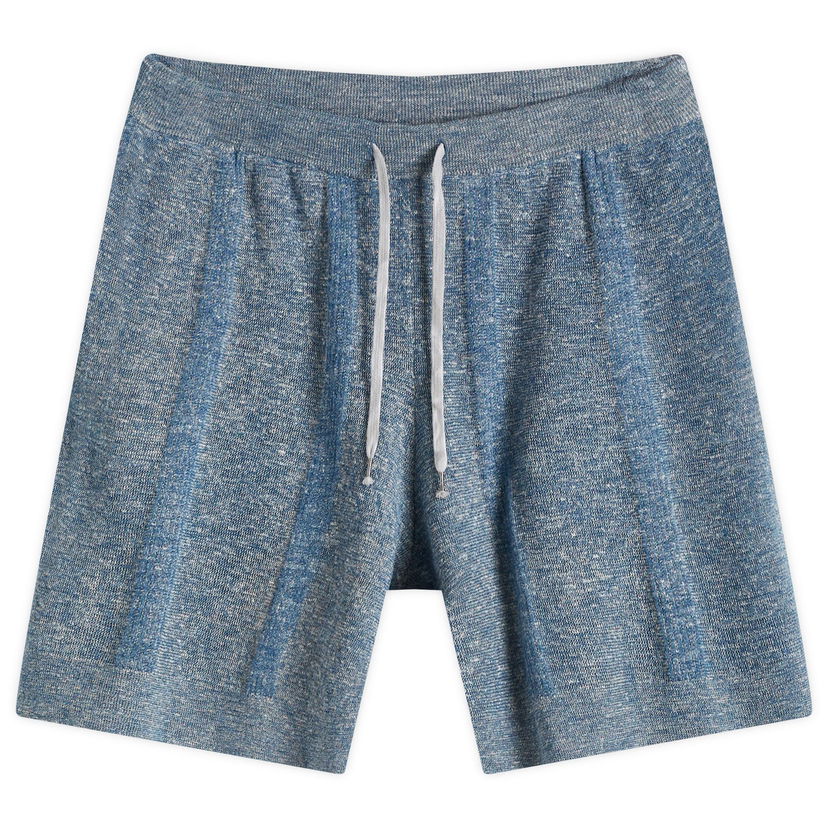 Shortsit Maison Margiela Maison Margiela Knitted Stripe Shorts, Size Large Sininen | S50MU0077M13097529F