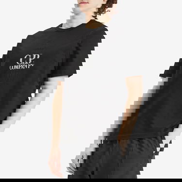 T-paita C.P. Company C.P. Company 30/2 Embroidered British Sailor T-Shirt, Large Musta | 18CMTS106A-110301W-999, 2