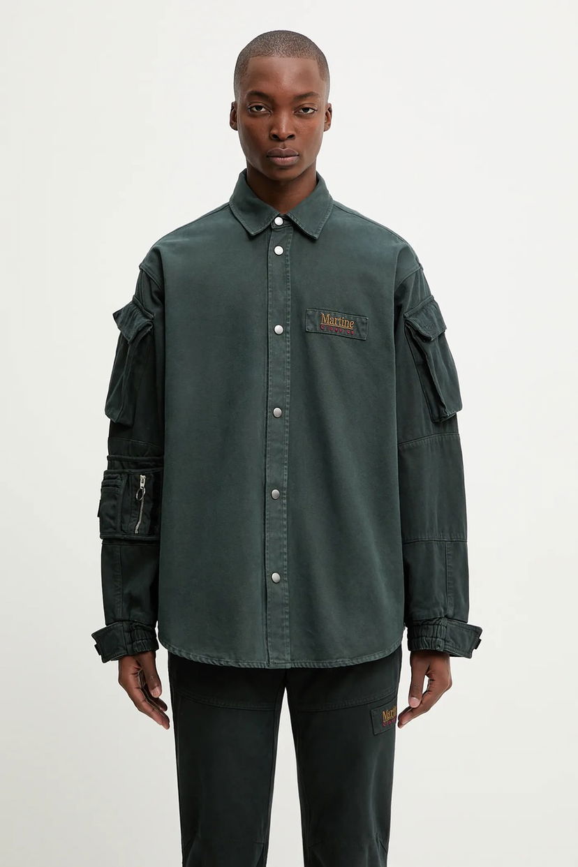 Paita Martine Rose Martine Rose Utility Relaxed Classic Collar Shirt Vihreä | 475WP22414