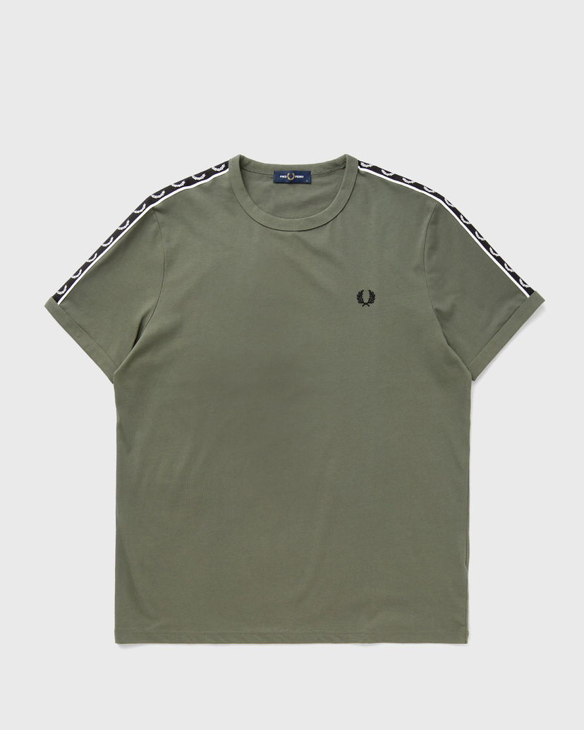 T-paita Fred Perry Contrast Taping T-Shirt Vihreä | M4613-Z50
