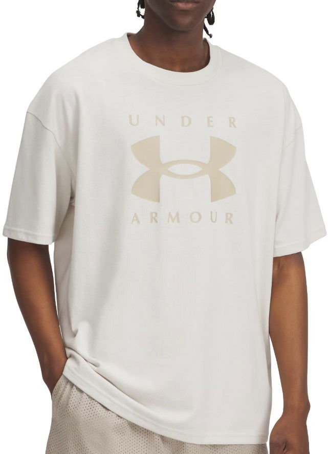 T-paita Under Armour Under Armour HW OS Branded T-Shirt Valkoinen | 1389146-110