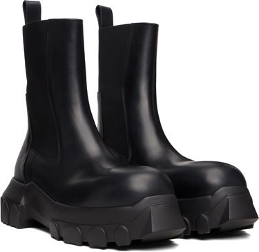 Tennarit ja kengät Rick Owens Rick Owens Concordians Beatle Bozo Tractor Chelsea Boots Musta | RU02E1881 LGE, 3