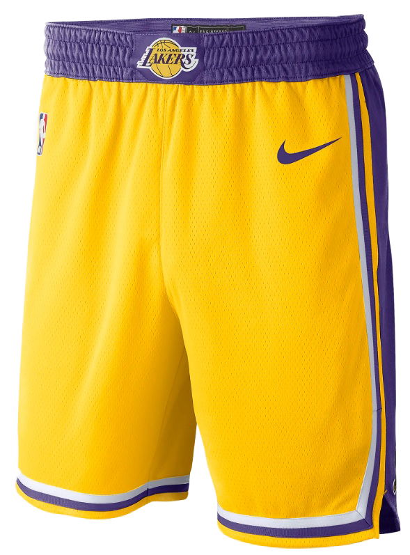 Shortsit Nike NBA Los Angeles Lakers Icon Edition Keltainen | aj5617-728, 0