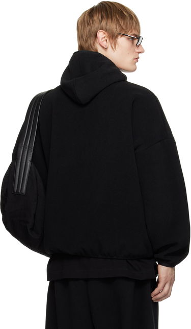 Huppari Fear of God Fear of God ESSENTIALS Brushed Hoodie Musta | 202HO246410F, 2