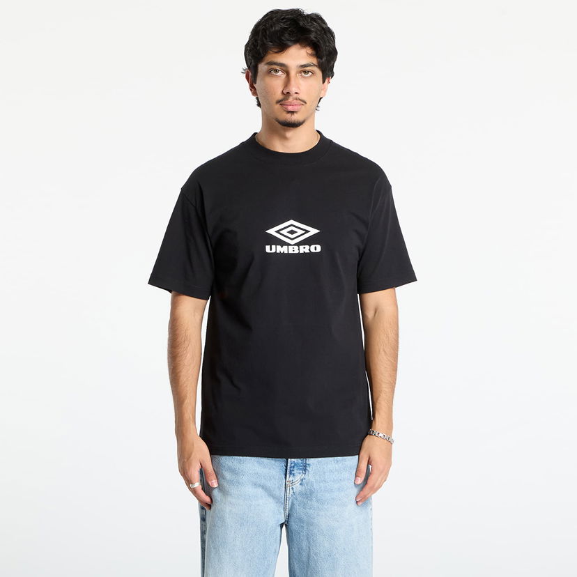 T-paita Umbro Basic T-Shirt Musta | UBMW0408JY125 BLK0001