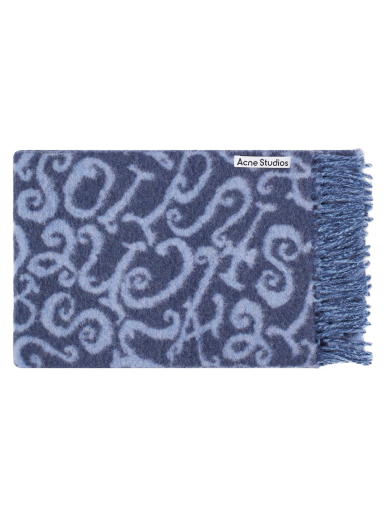 Huivi Acne Studios Volf Monogram Scarf Sininen | CA0279-DJ1
