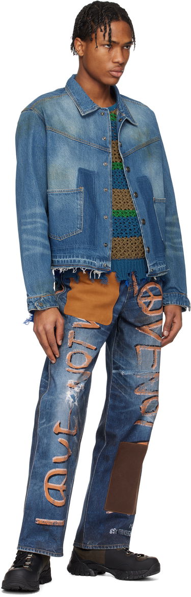Takki Andersson Bell Andersson Bell Rodeo Motorcycle Denim Jacket Sininen | awa676m, 3