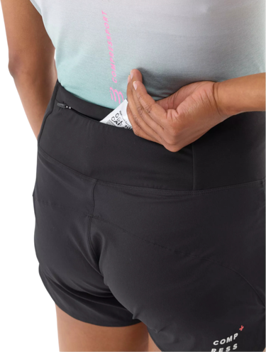 Shortsit Compressport Compressport Performance Running Shorts Musta | ashw4069000, 2