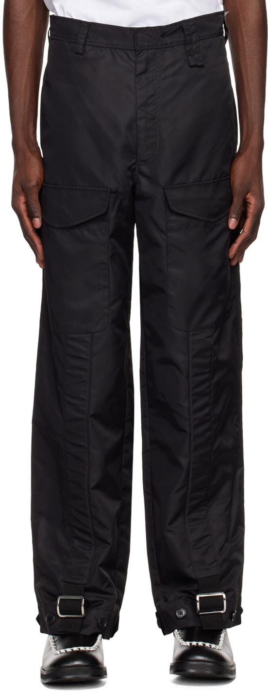 Cargo housut Simone Rocha Simone Rocha Cinch Strap Trousers Musta | 4053 1002