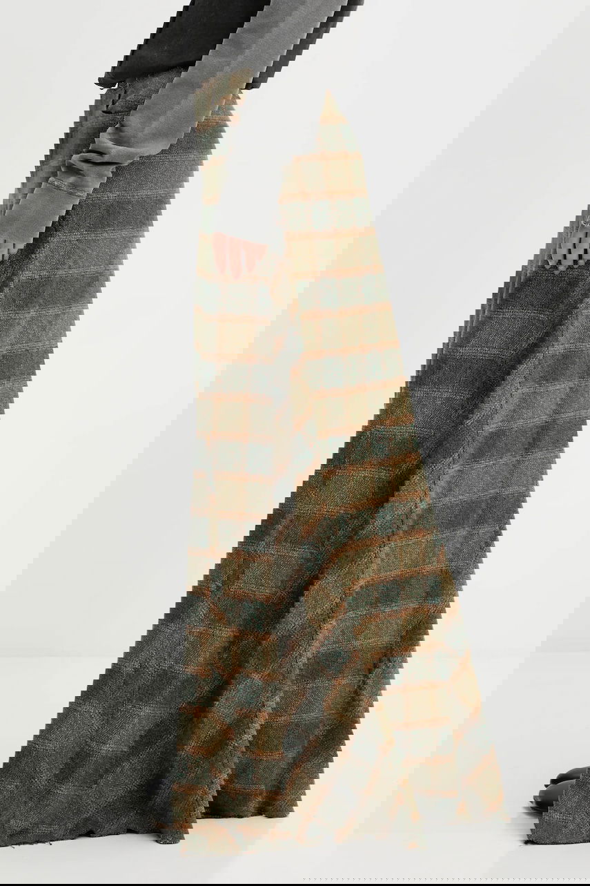 Hame OUR LEGACY Our Legacy Rebel Maxi A-Line Skirt Vihreä | W4254RV, 1