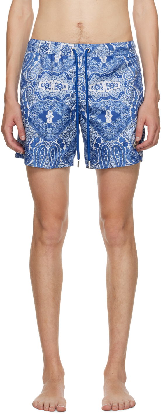 Uimapuvut Moncler Bandana Print Swim Sininen | I20912C000025972V, 0