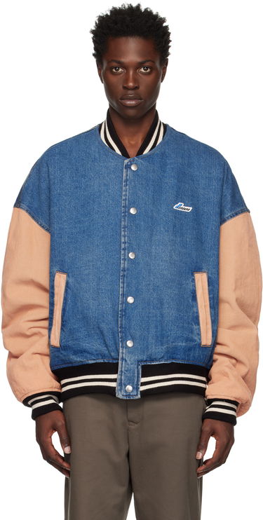 Bomber-takki We11done We11done Denim Varsity Jacket Sininen | WD-DJ3-22-371-U-BL, 0