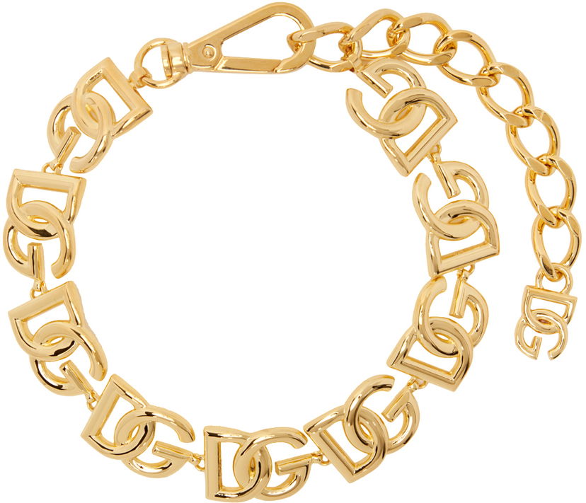 Kaulakoru Dolce & Gabbana Gold 'DG' Choker Metallinen | WNO4S1 W1111