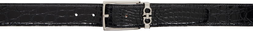 Vyöt FERRAGAMO Adjustable Gancini Belt Musta | 754189