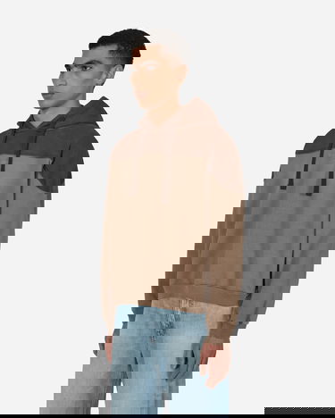 Huppari GUESS Two Tone Hooded Sweatshirt Ruskea | M2BQ02KBB40 A119, 1