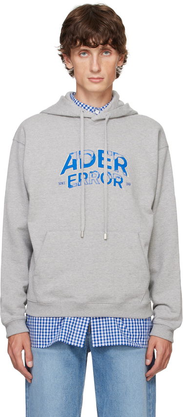Huppari ADER ERROR Embroidered Logo Hoodie Harmaa | BN25FYHD0101GR, 0