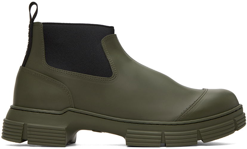 Tennarit ja kengät GANNI GANNI City Chelsea Boots Vihreä | S2024