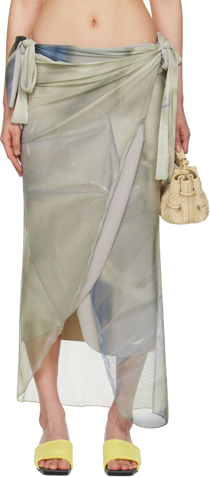 Hame Serapis Draped Tarp Malong Maxi Skirt Monivärinen | SS25_PS_1